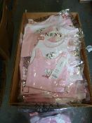 Box Containing Seventy Six Next Girl's Vest Size: 3-4 Years