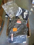Box Containing Five Pairs of Jeans and Five T-Shirts
