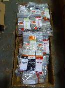 Two Boxes Containing Twenty Nine Packs of Nike Socks (Mixed Multipacks)