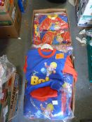 Two Boxes Containing 66 Pairs of Boy's Bob the Builder Pajamas Sizes: 2-3 and 4-5