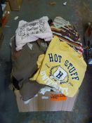 Box Containing 75 Pieces of Assorted Clothing Including; Red Herring, Dorothy Perkin, Oasis,