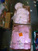 Two Boxes Containing 24x Six Packs Girl's Barbie Nighties Sizes: 3-4 to 6-7 Years