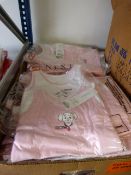 Box Containing 78x Two Packs of Next Girl's Vests Size: 5-6