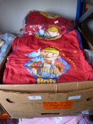 Box Containing 7x Six Packs of Boy's Bob the Builder Pajamas Size: 12-18 Months