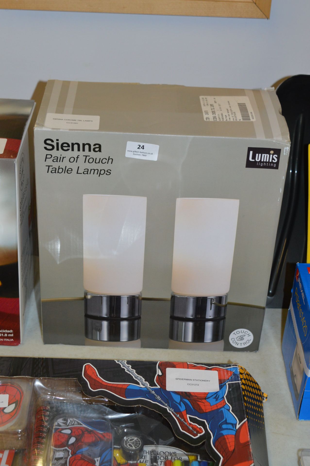 *Sienna Chrome Table Lamps