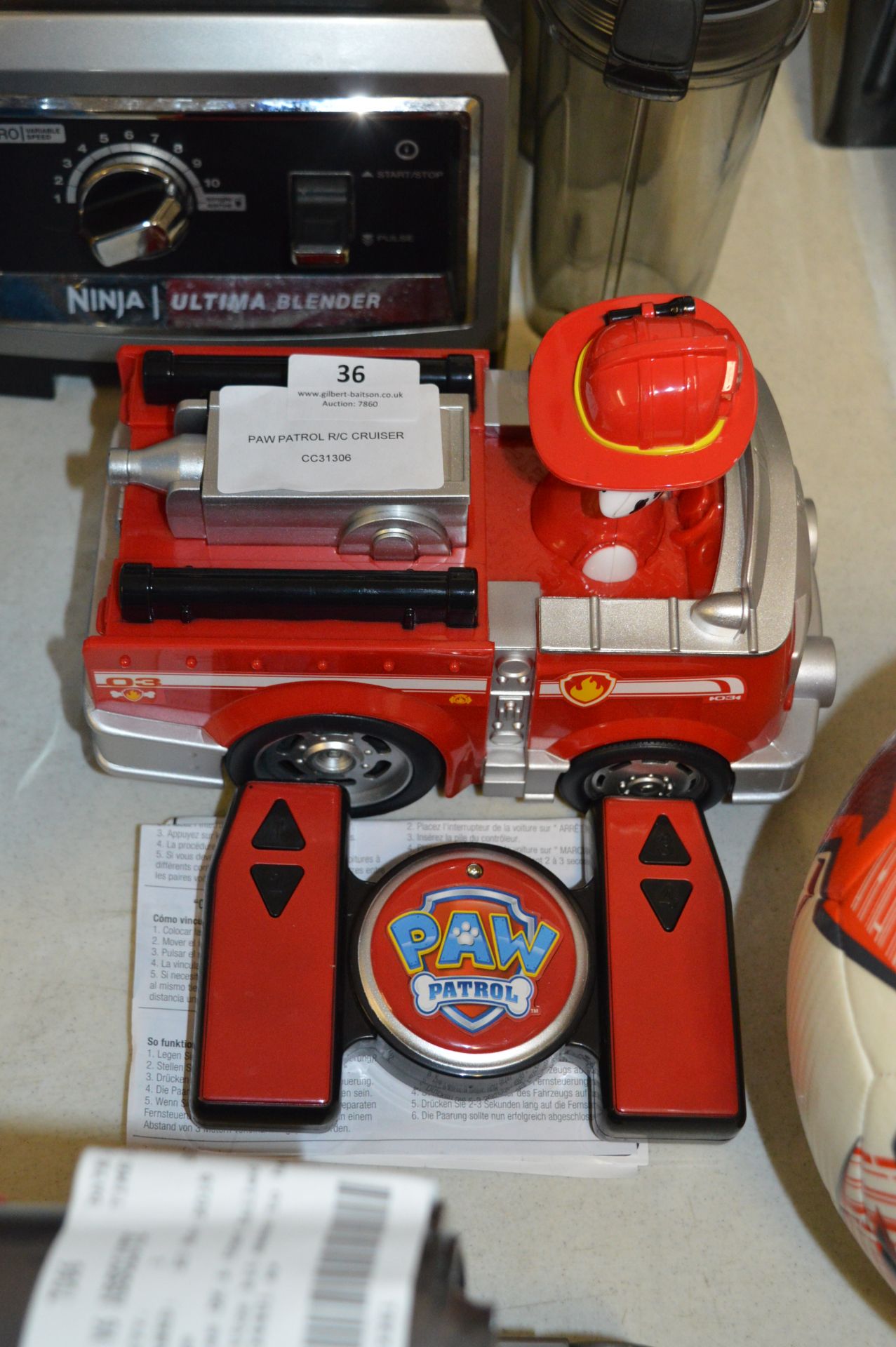 *Paw Patrol Remote Control Cruiser