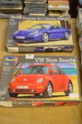 Two Model Vehicles Porsche 911 and VW Beetle