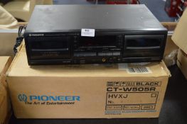 Pioneer CTW505R Twin Deck Cassette Player
