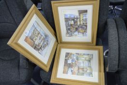 Set of Three Framed Tom Harland Limited Edition Prints