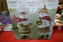 *Pine Cone Snowmen 2pk