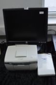 Dell Monitor and a Lexmark Printer