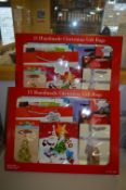 *Two Packs of 15 Handmade Christmas Gift Bags