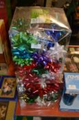 *Two Packs of 50 Christmas Gift Bows