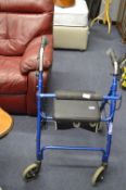 Folding Mobility Walking Aid with Seat