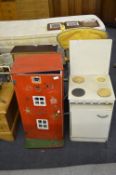 Toy Cooker and Cabinet