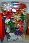 *Two Packs of 50 Christmas Gift Bows
