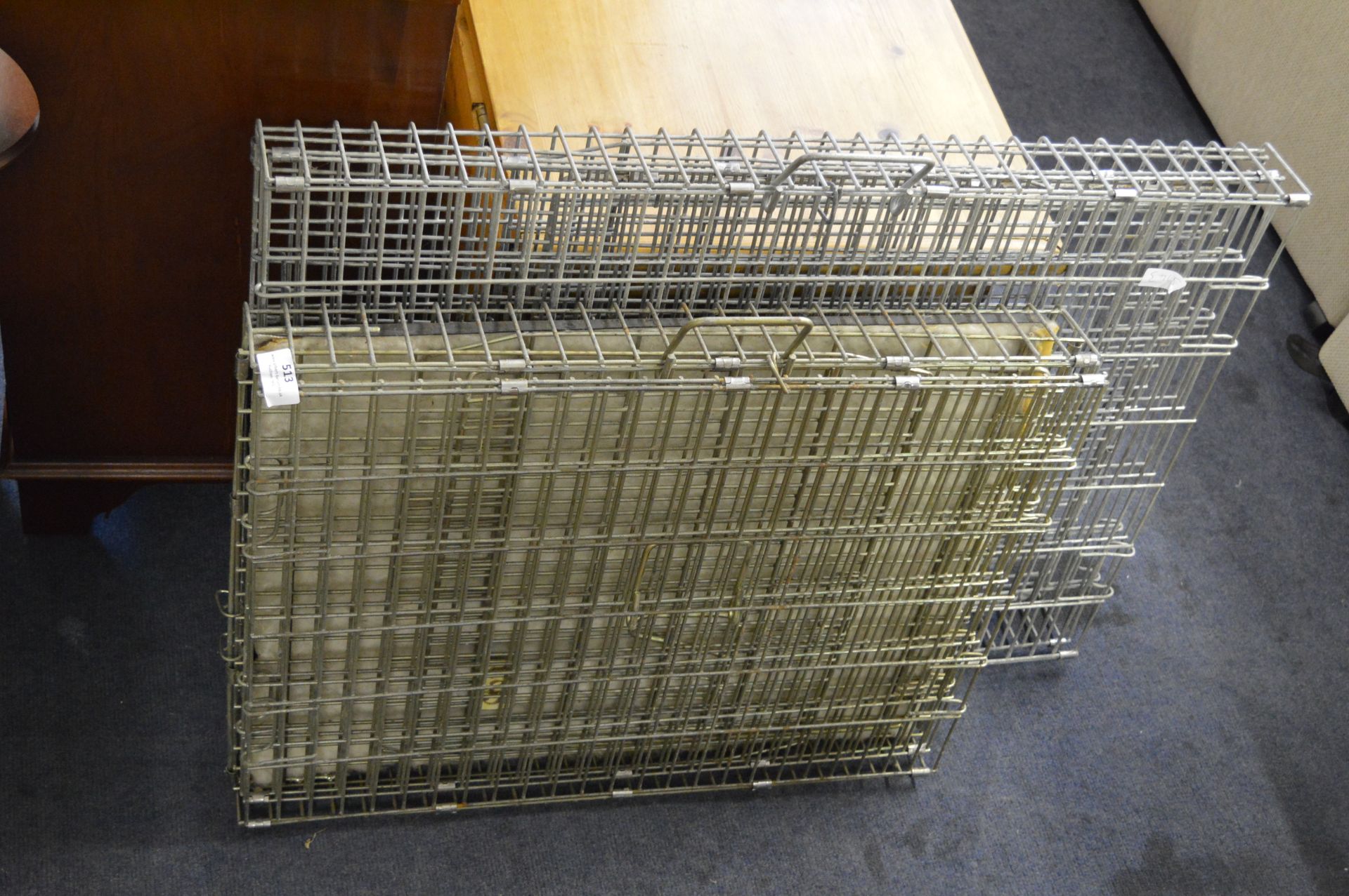 Two Metal Pet Cages
