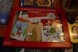 *Box of Fifteen Handmade Christmas Gift Bags