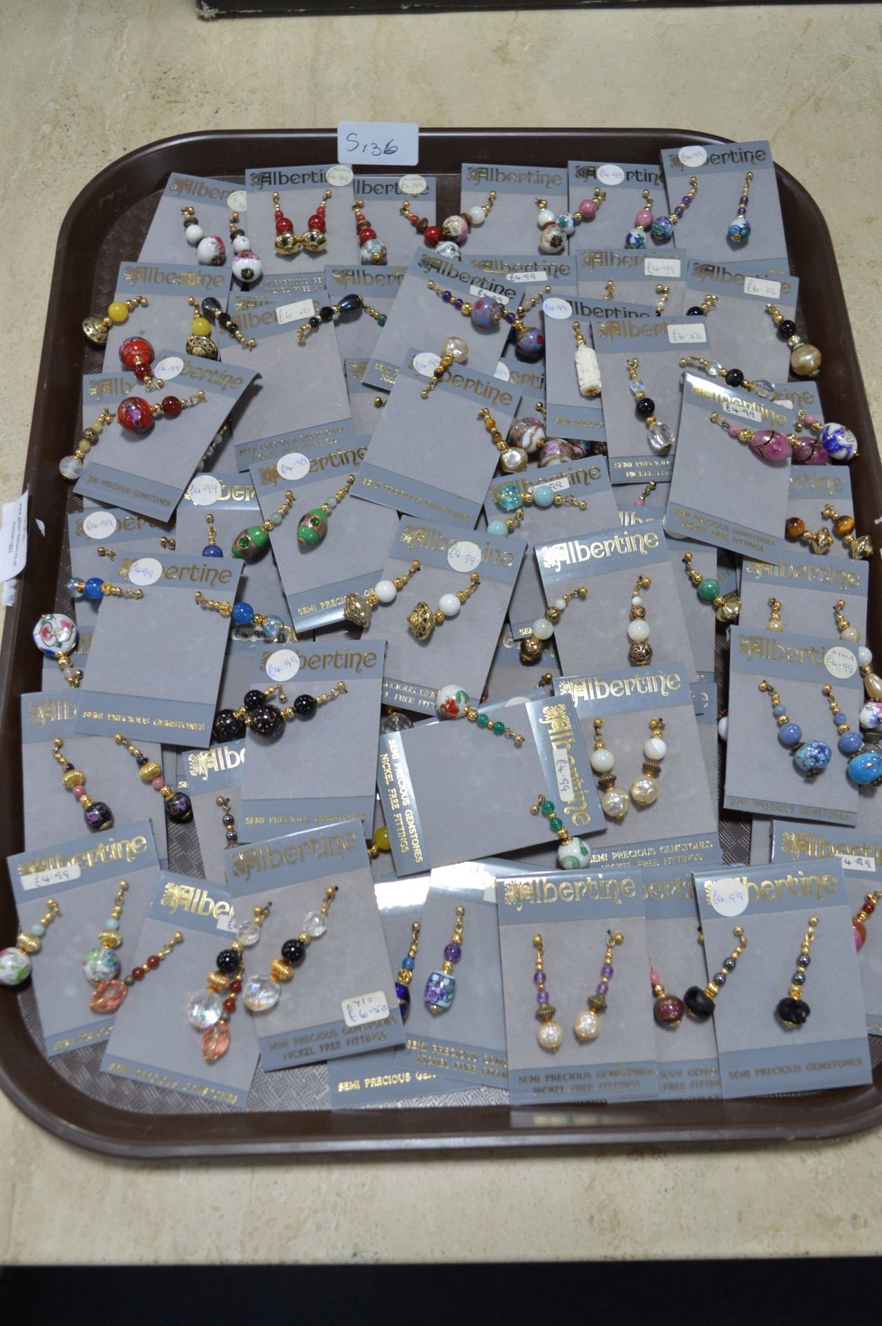 Large Quantity of Costume Jewellery Droplet Earrings