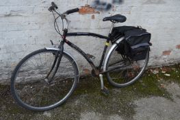 Claud Butler Gents Cycle (Black) with Panniers