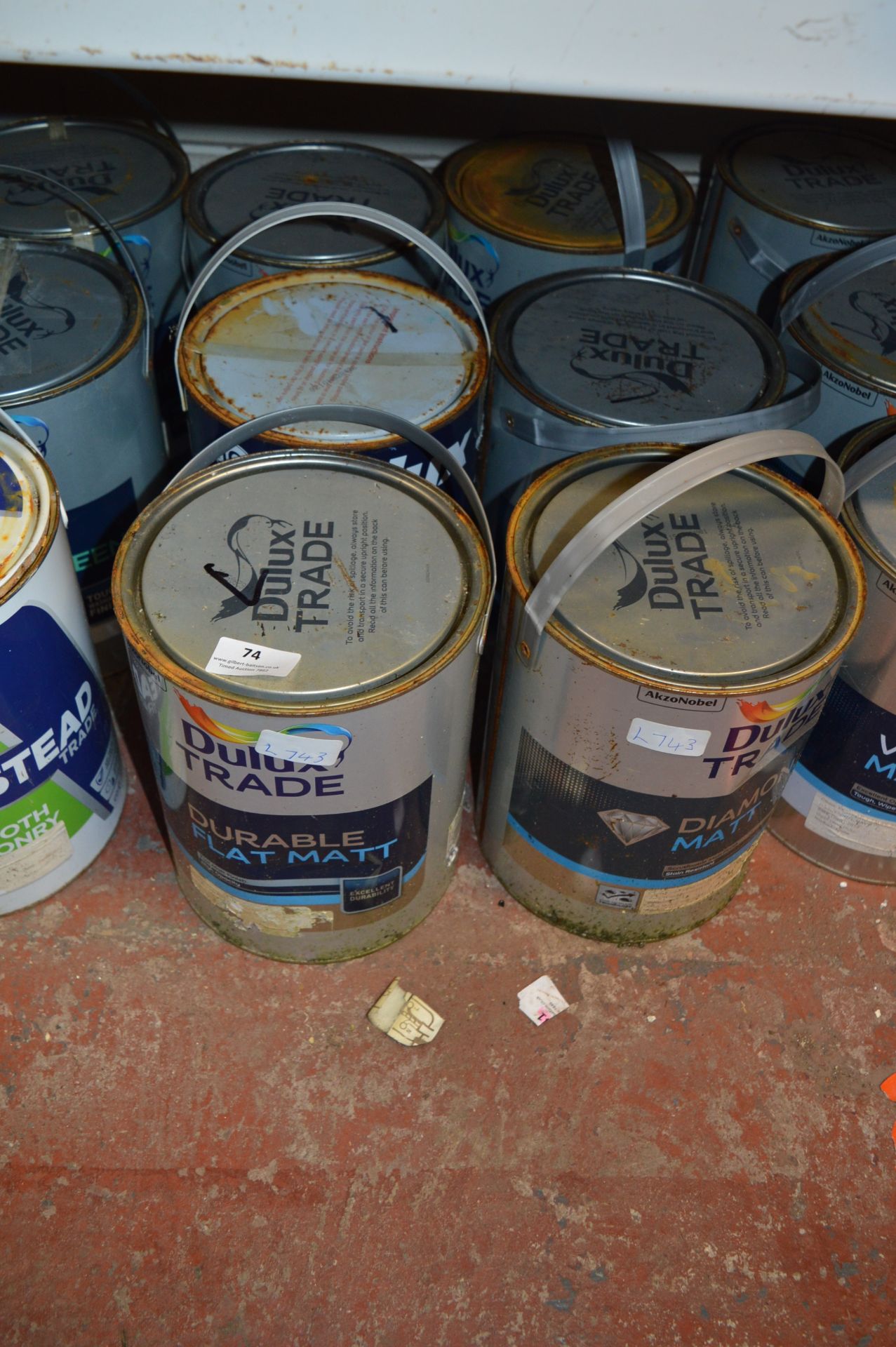 6x5L of Dulux Vinyl Matt Emulsion (Assorted Colours)