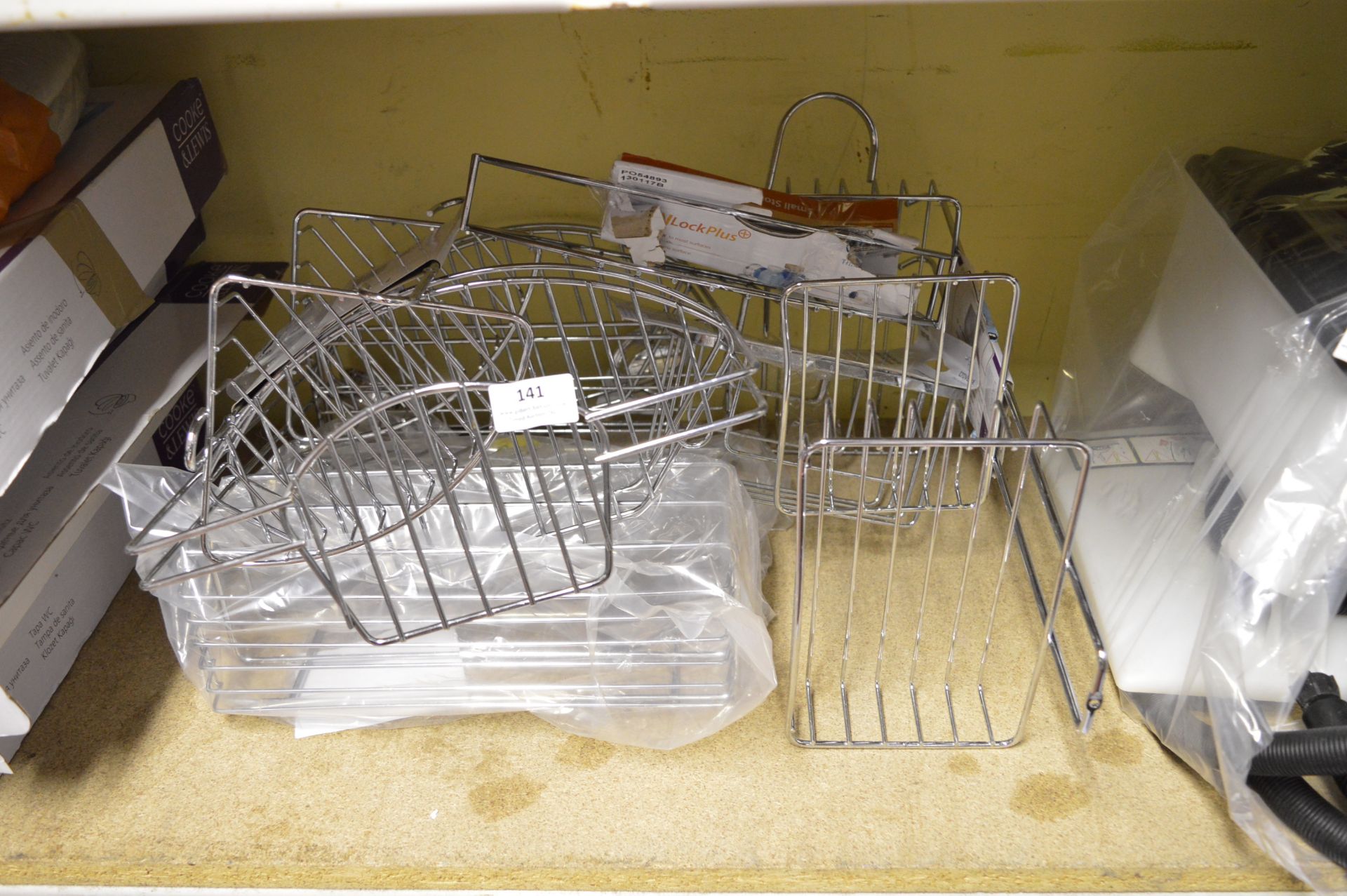 *Assorted Chrome Bathroom Racking