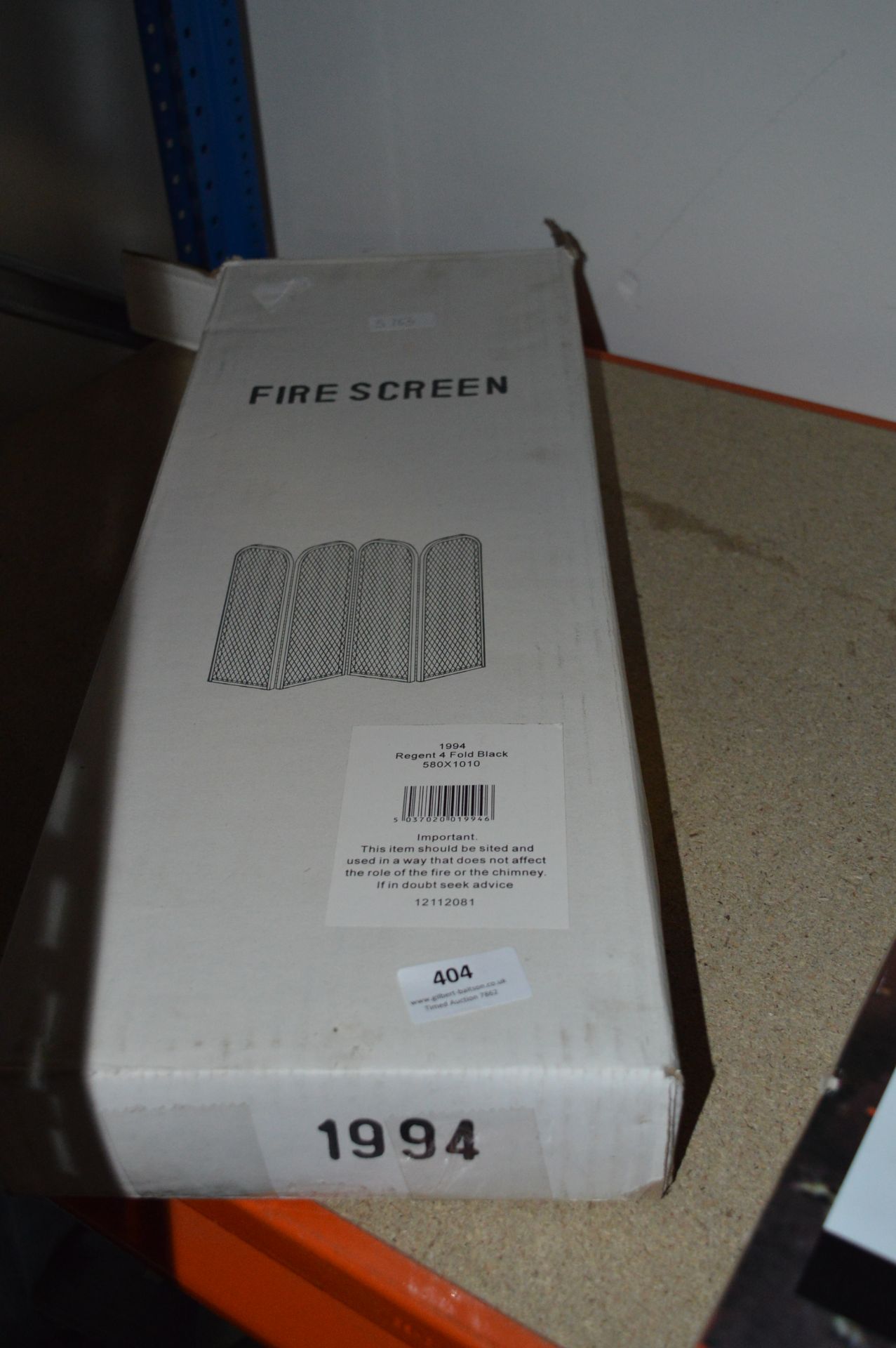 Four Fold Fire Screen