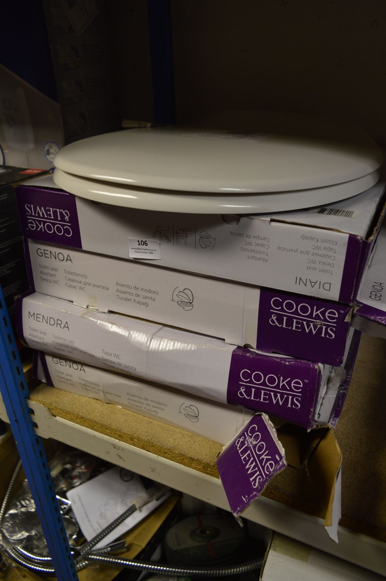 *Five Cooke & Lewis Toilet Seats