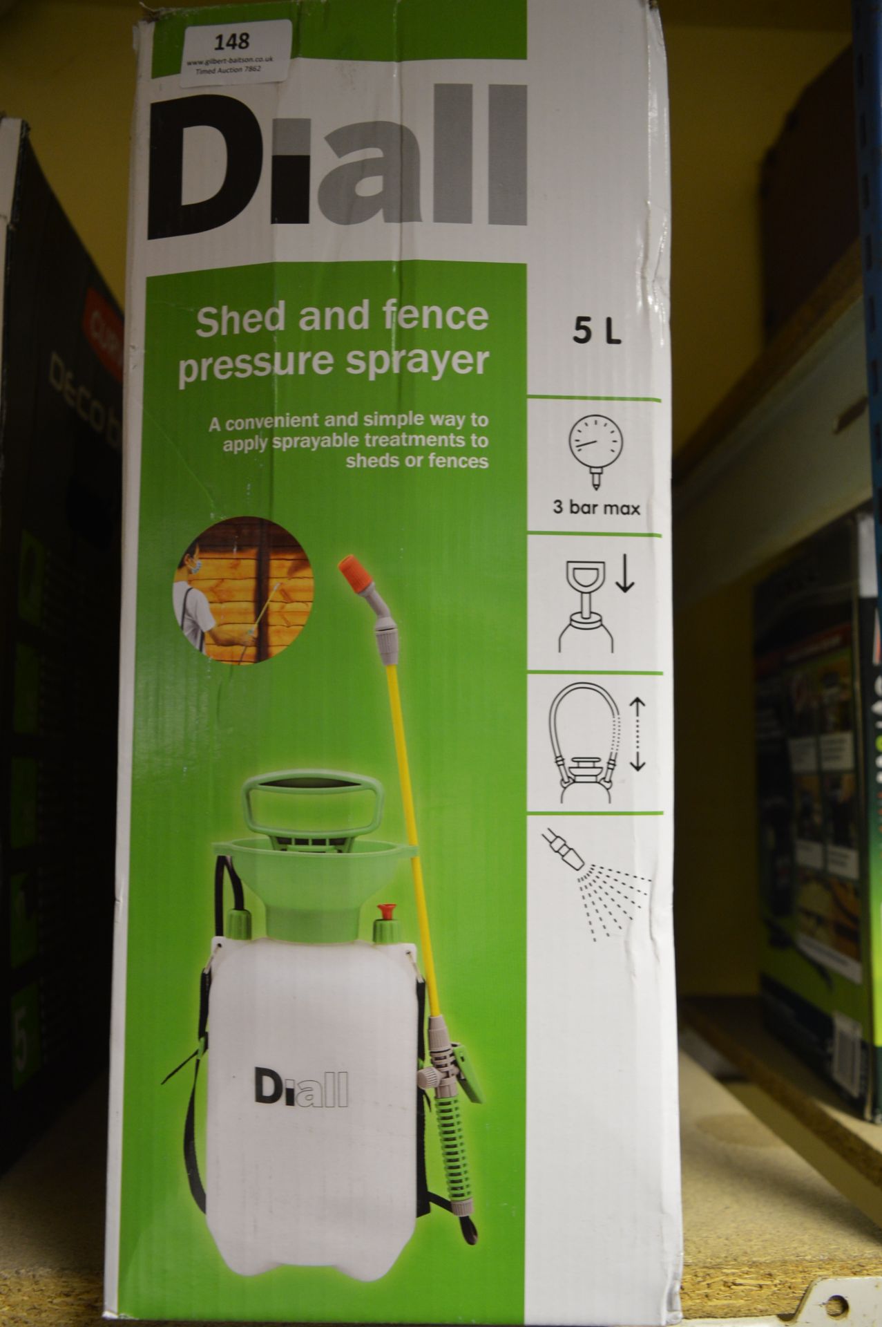 *Three Diall Shed & Fence Pressure Sprayers