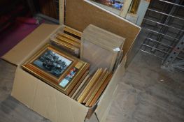 *Box Containing Approximately 30 Gilt and Other Photo Frames
