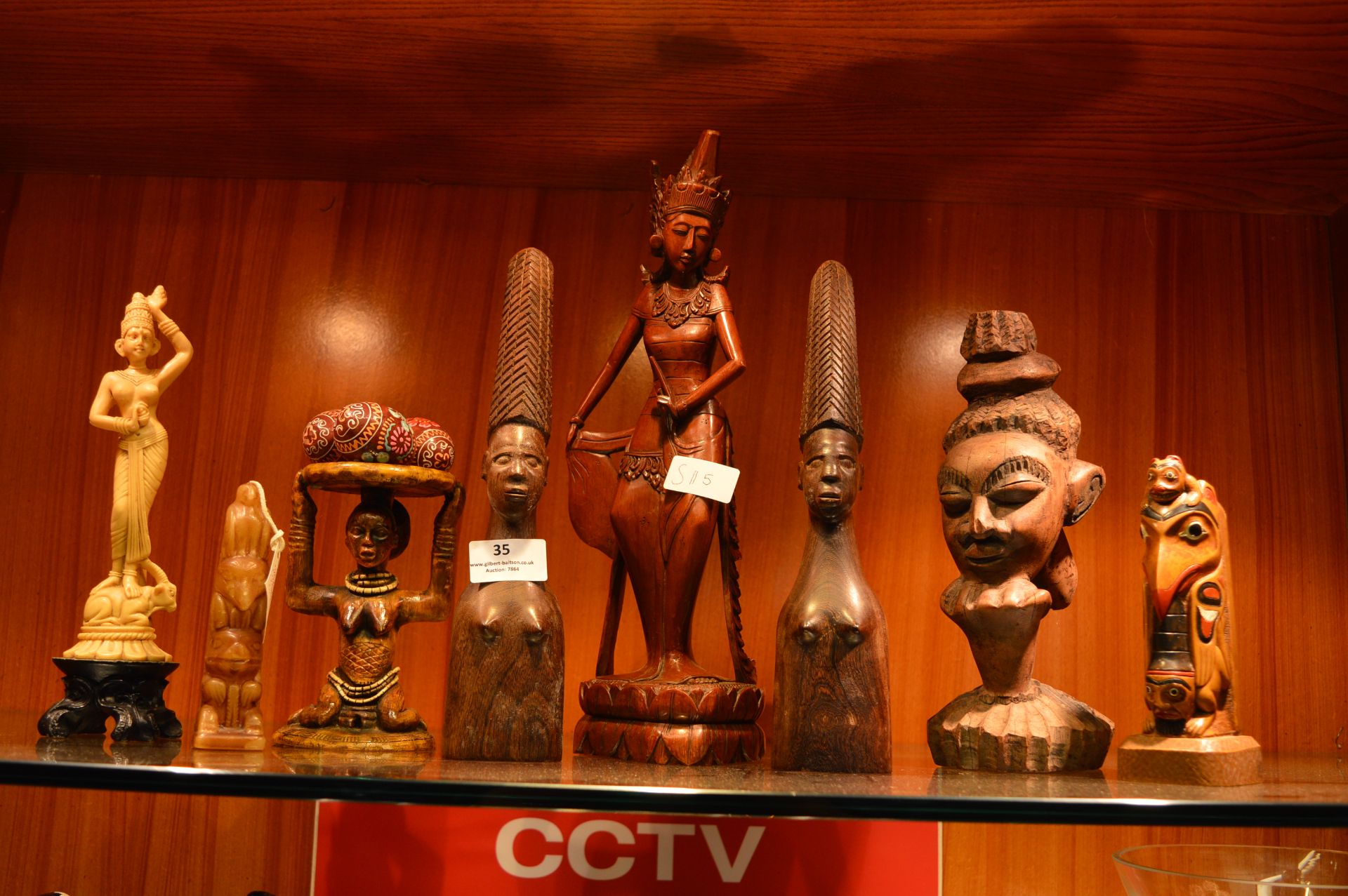Selection of Carved Wood Figurines