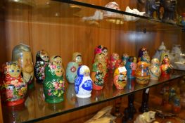 Large Collection of Russian Dolls
