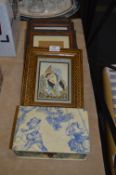 Photo Frames, Indian Print and a Trinket Box