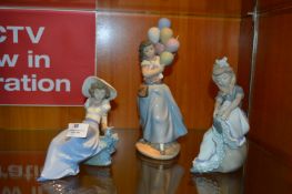 Three Nao Lladro Figurines