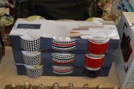 Three Packs of Four Tea Cups & Saucers