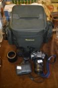Canon EOS-300V Camera with Lenses and Travel Case