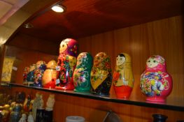 Collection of Nine Russian Dolls