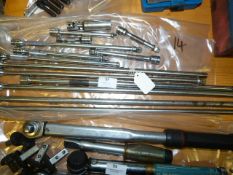 Thirteen 3/8 Drive Snap on and Other Extension Bar
