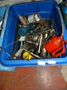 Mixed Box Containing Fuel Cans, Car Washing Brushe