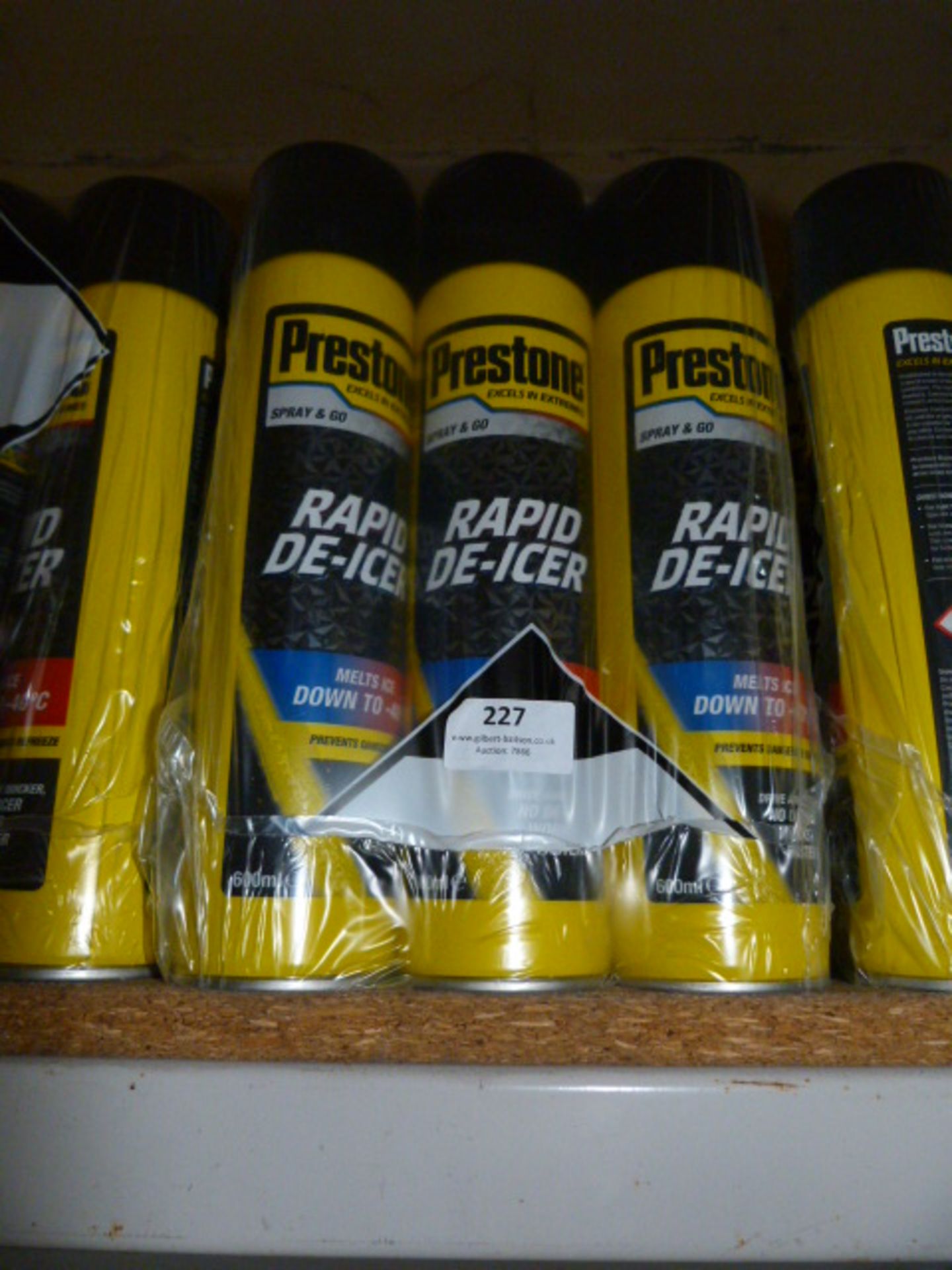 *Two Packs 6x600ml of Prestone De-Icer