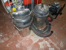 Two 110V Commercial Vacuum Cleaners
