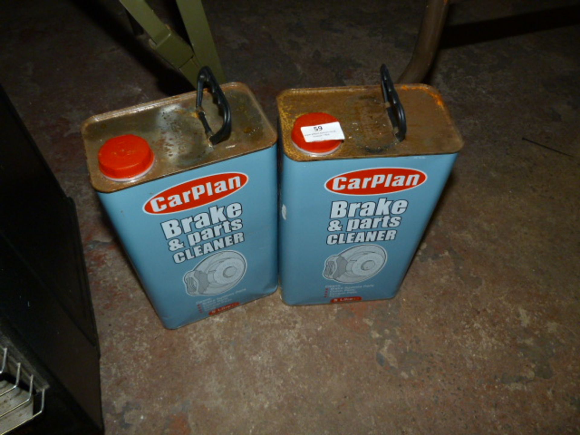 2x5L of Carplan Brake and Part Cleaner