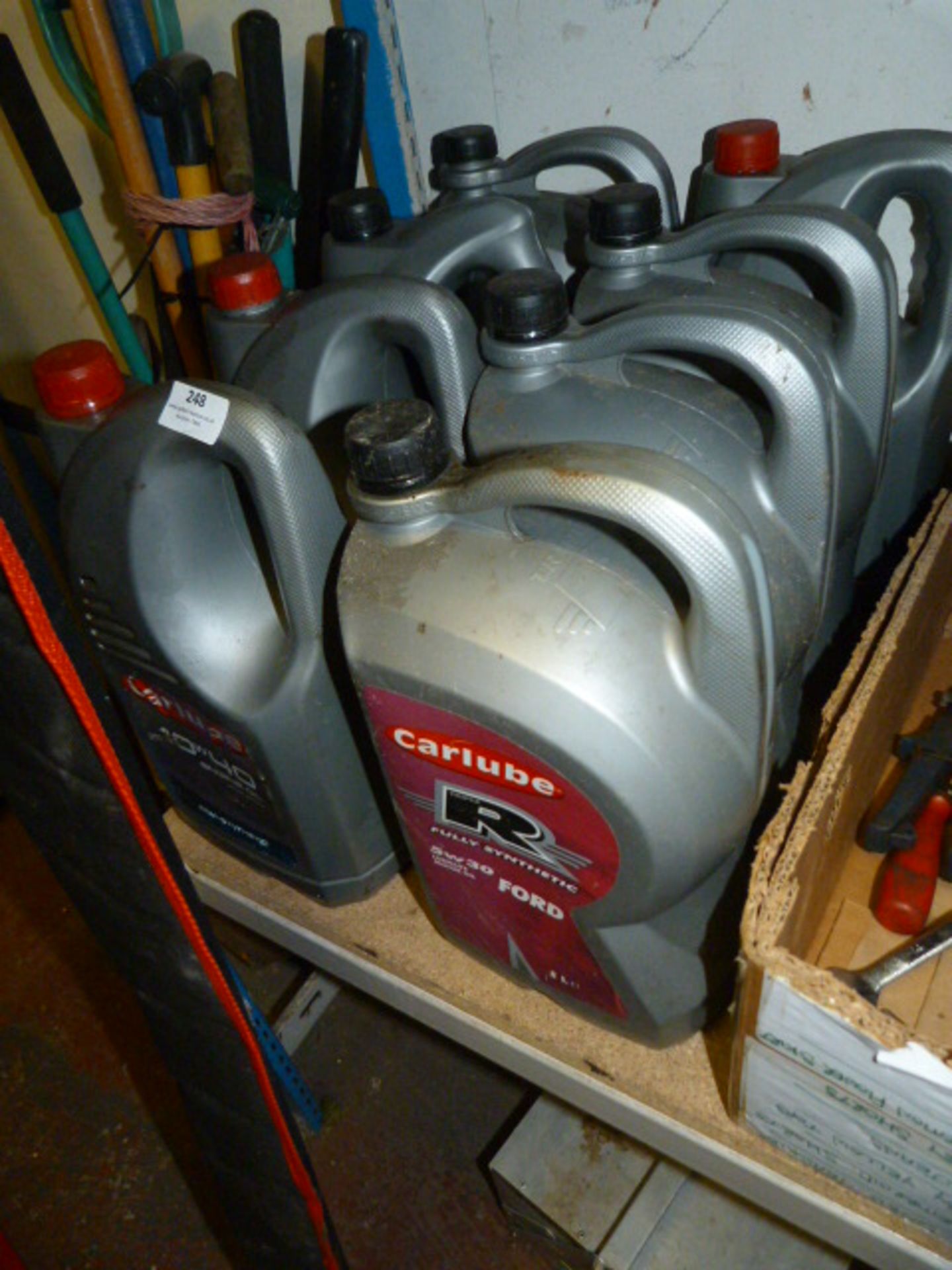 8x5L of Motor Oils