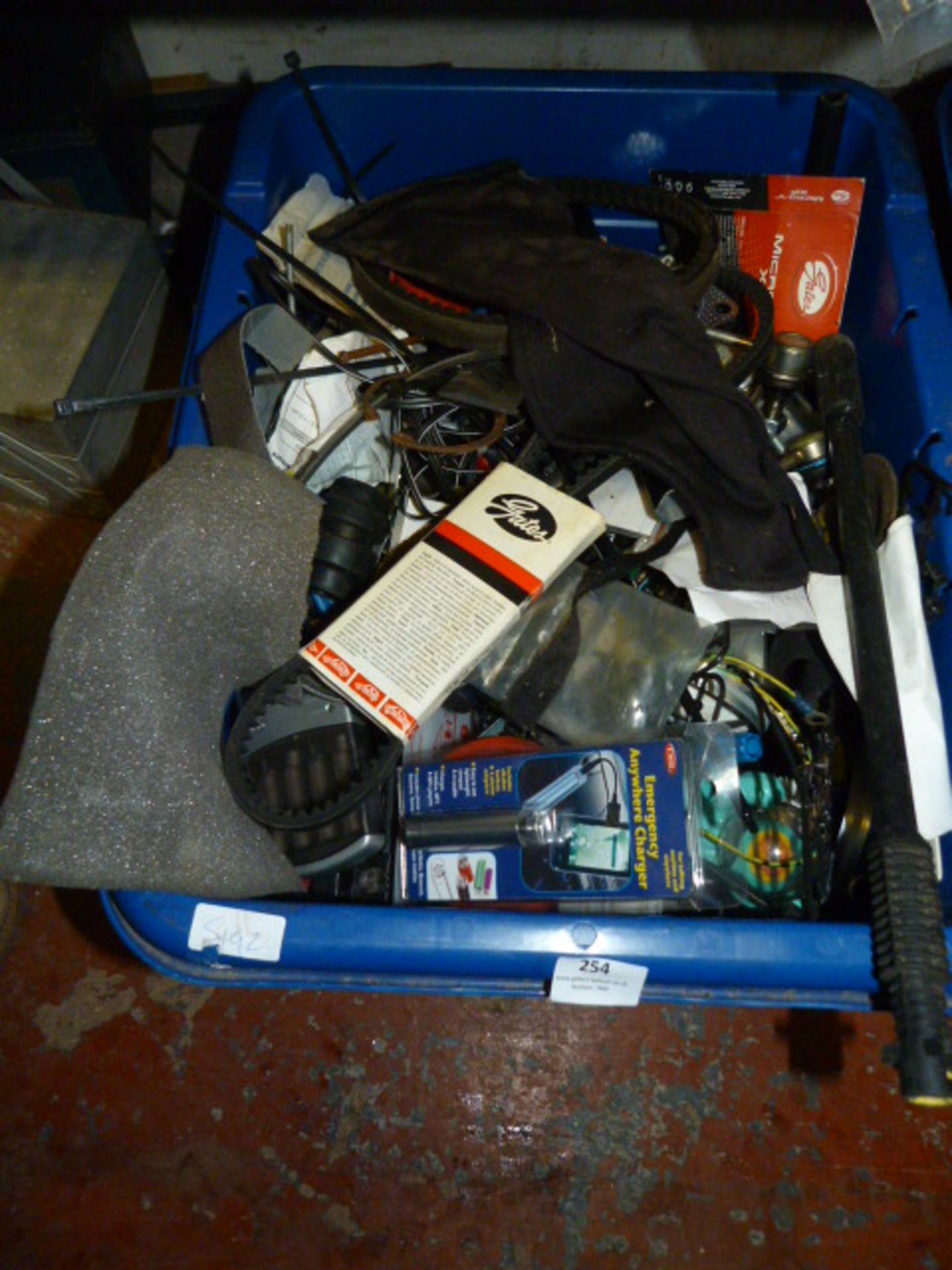 Box Containing Assorted Motor Spares, etc.