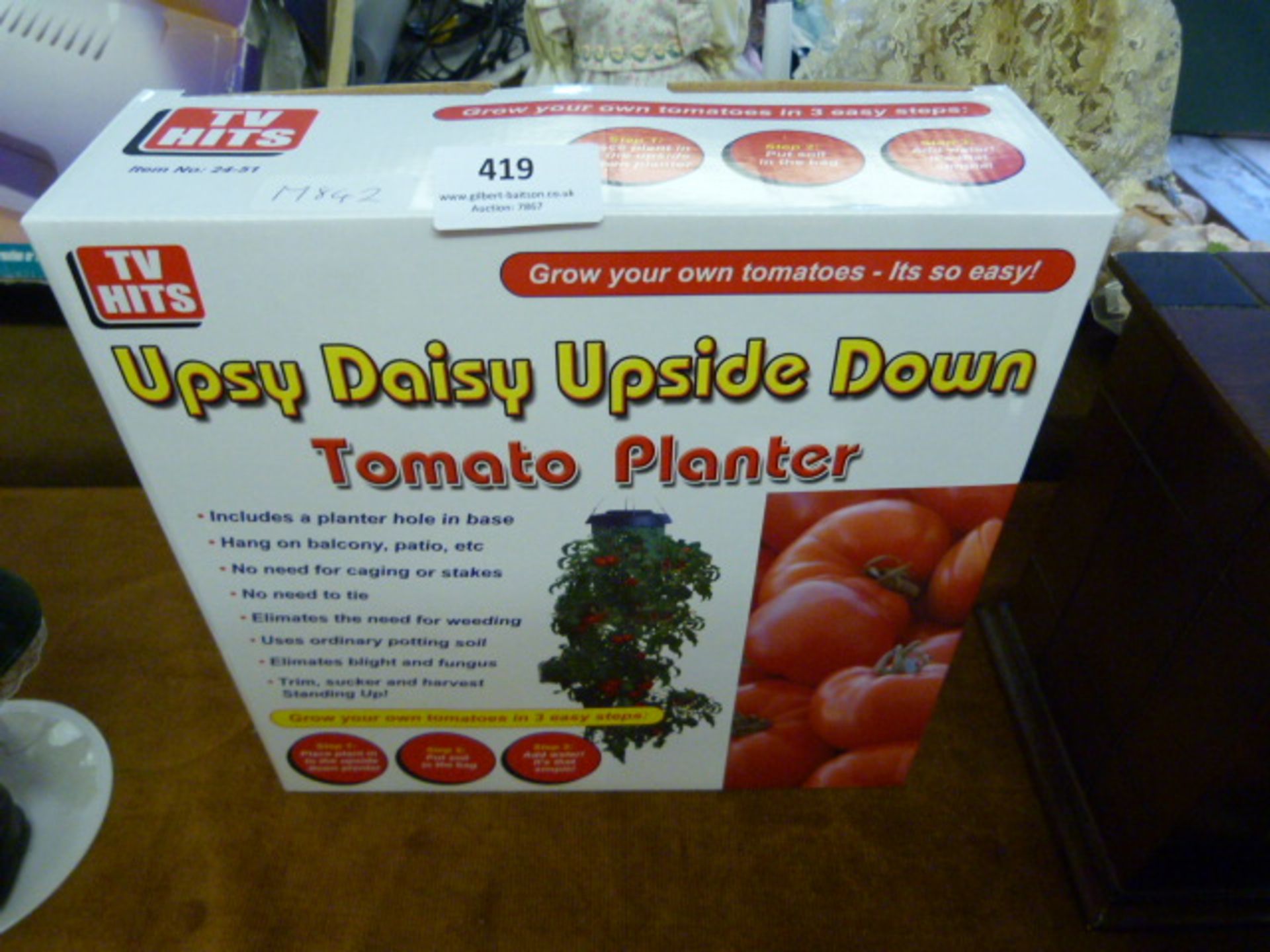 *Upsy Daisy Upside Down Tomato Planter