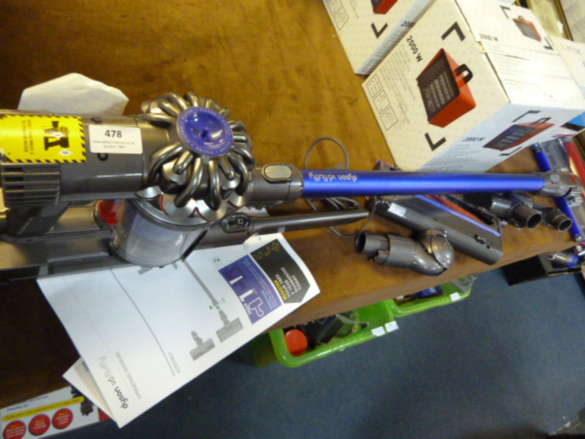 *Dyson V6 Fluffy Vacuum with Tools and Charger