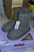 *Kids Shearling Boots (Grey) Size: 13