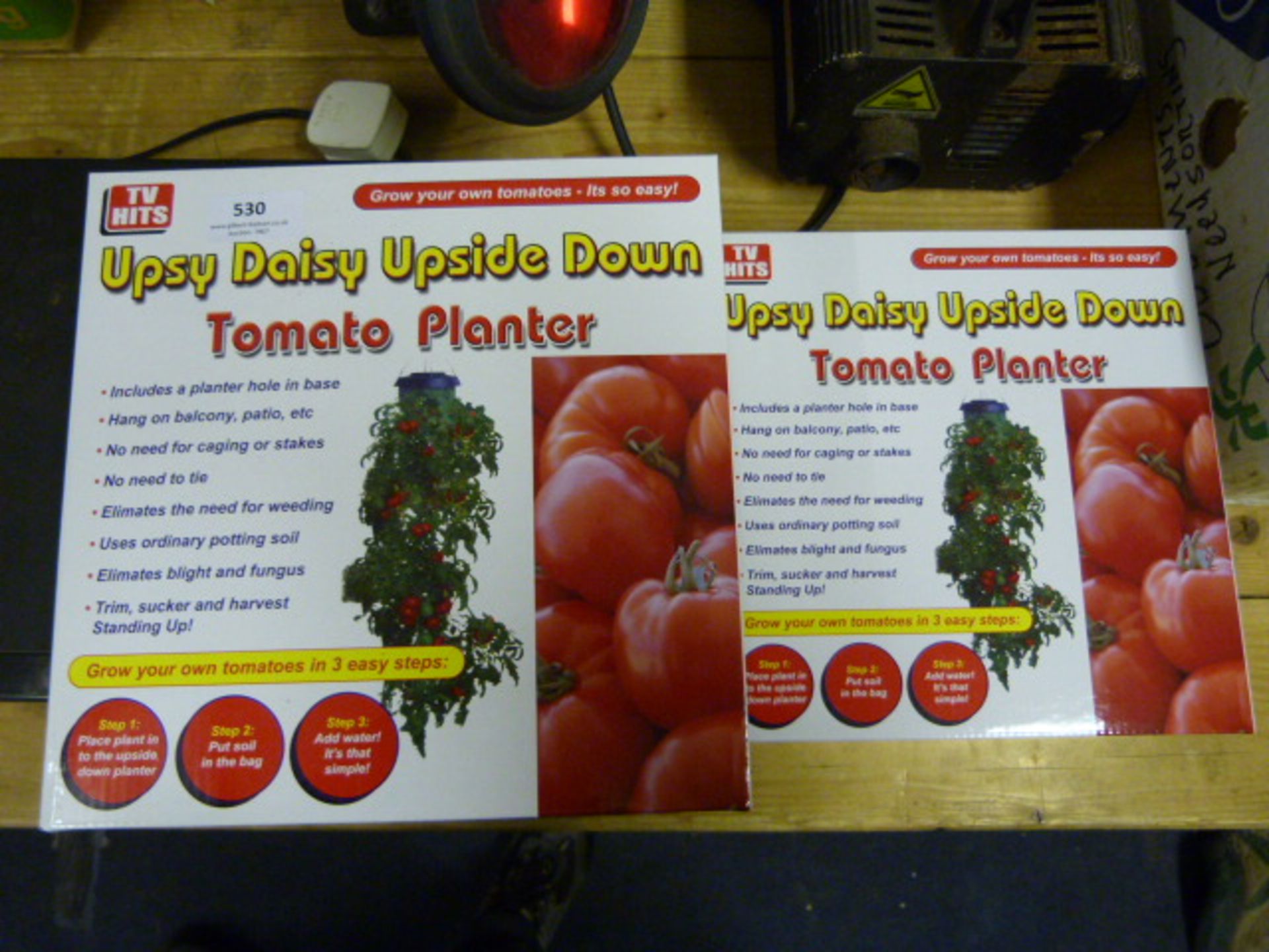 *Two Boxes of Upsy Daisy Upside Down Tomato Plante