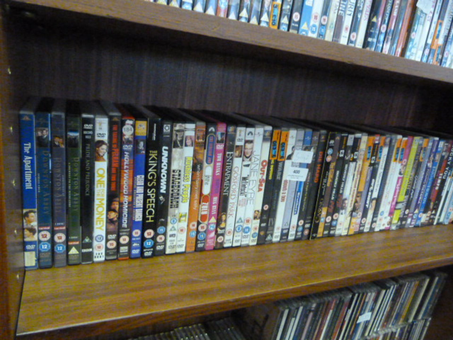 Quantity of DVDs