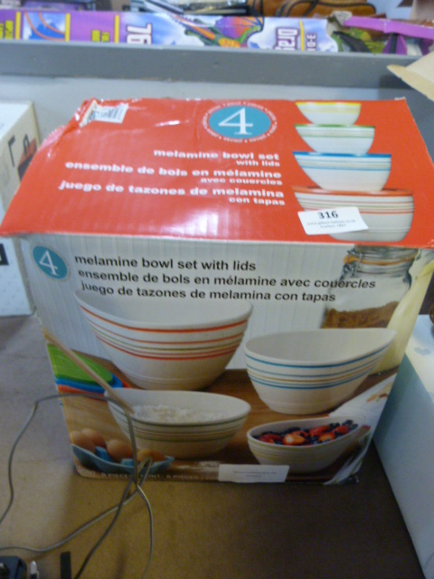 *Melamine Mixing Bowl Set